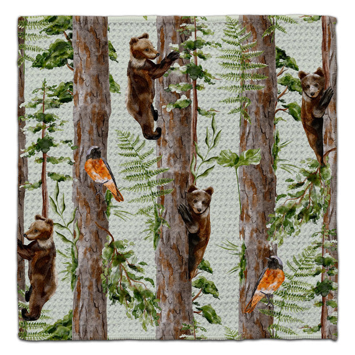 Bears Climbing Trees Eco-Friendly Washcloth - CJ Bella Co.