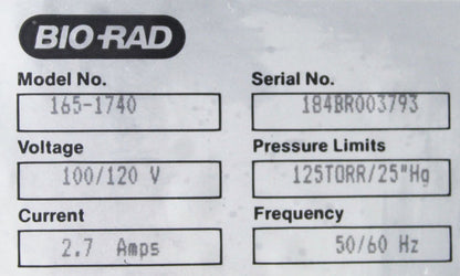 Bio Rad Model 543 Gel Dryer, Catalog 165-1740