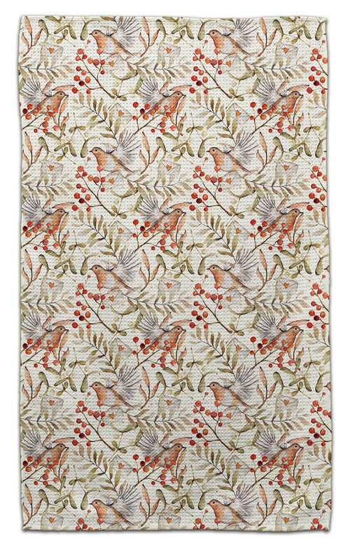 Bird & Berries on Branches Eco-Friendly Towel - CJ Bella Co.