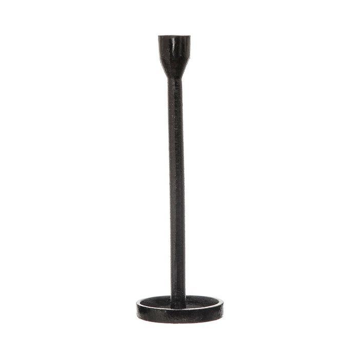 Black Cast Iron Taper Candle Holder