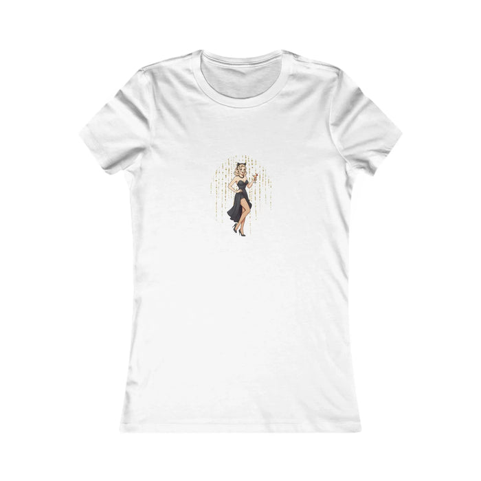 Blonde Sorceress: Bewitching Pinup Halloween Tee