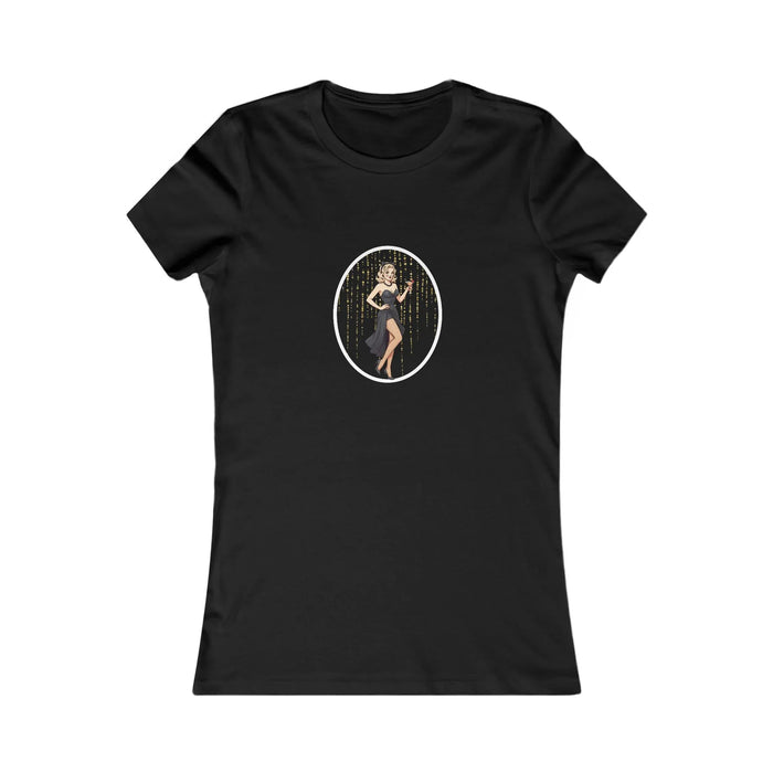 Blonde Sorceress: Bewitching Pinup Halloween Tee
