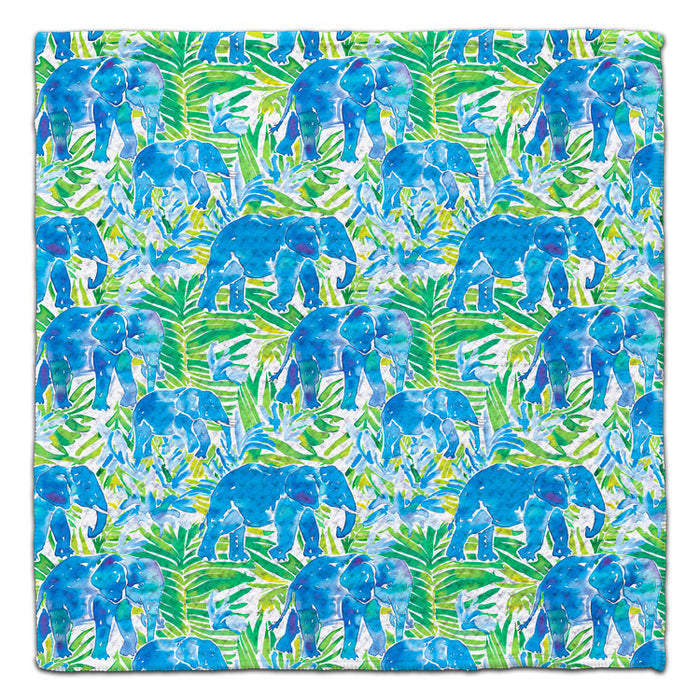 Blue Elephants Eco-Friendly Washcloth - CJ Bella Co.