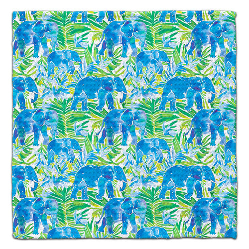 Blue Elephants Eco-Friendly Washcloth - CJ Bella Co.