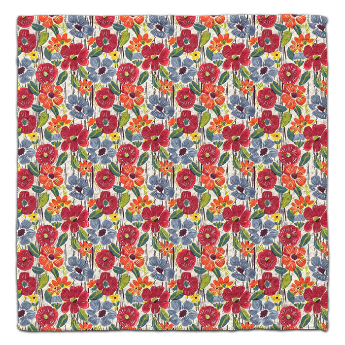 Blue Pansy Eco-Friendly Washcloth - CJ Bella Co.