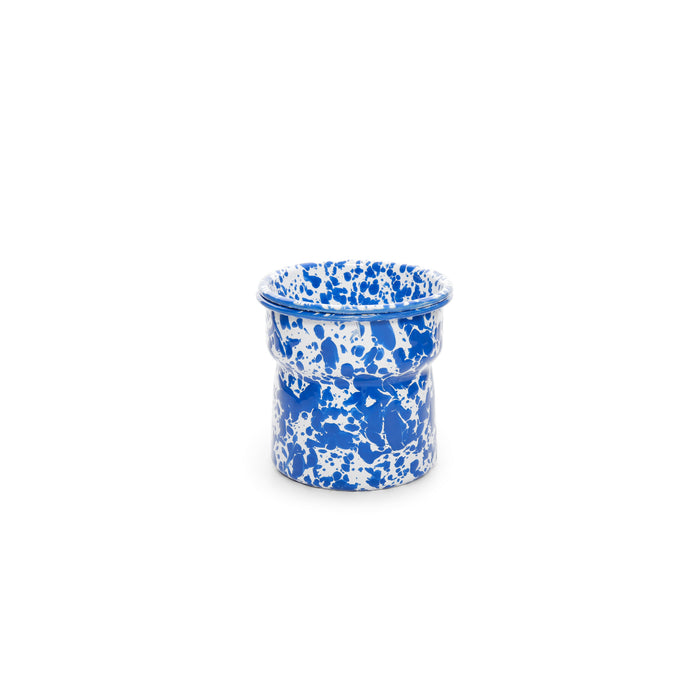 Blue Splatter Enamelware Dip Chiller