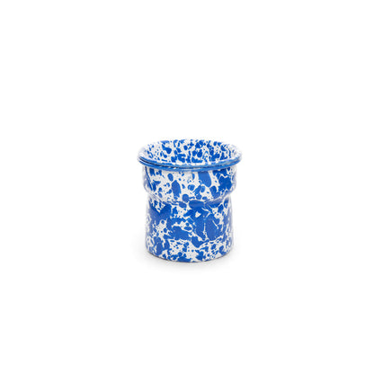 Blue Splatter Enamelware Dip Chiller