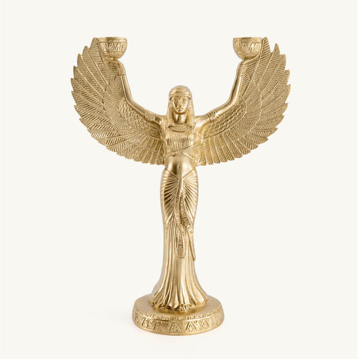Brass Phoenix Taper Candle Holder