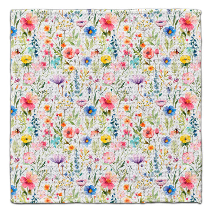 Bright Wildflowers Eco-Friendly Washcloth - CJ Bella Co.