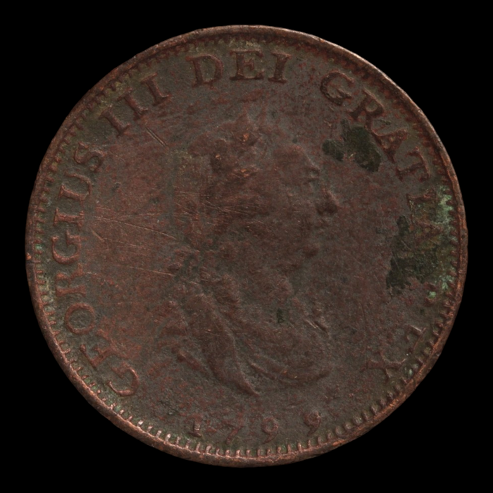 Britain, King George III, Farthing (3rd Issue) - 1799 - British Empire
