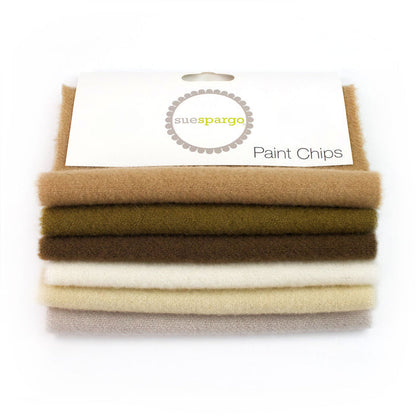 Brown Paint Chips Wool Bundle by Sue Spargo