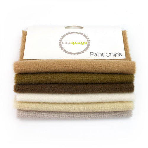 Brown Paint Chips Wool Bundle by Sue Spargo