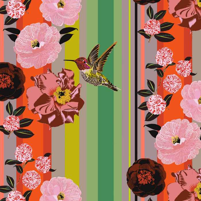 Camellia Stripe Wrapping Paper