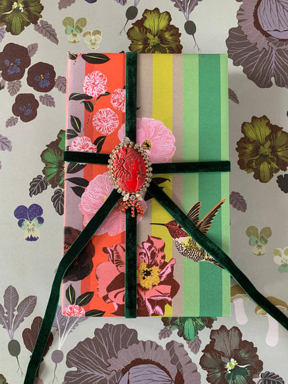 Camellia Stripe Wrapping Paper