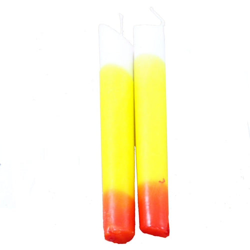 Candy Corn Drip Candle 10 Pack - Candlestock.com