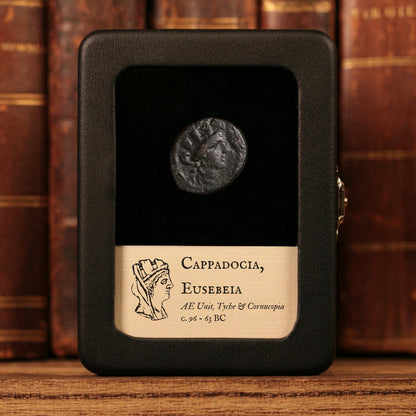 Cappadocia, Eusebeia, AE Unit, Tyche (Goddess of Fortune) - c. 96 to 63 BCE - Greek World