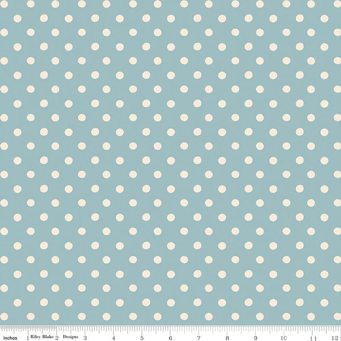 Cath Kidston® Signature Collection Button Spot Blue