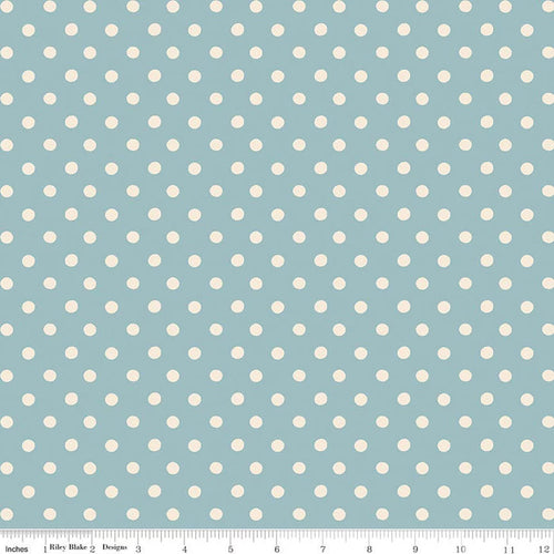 Cath Kidston® Signature Collection Button Spot Blue