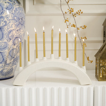 Ceramic Arch Menorah