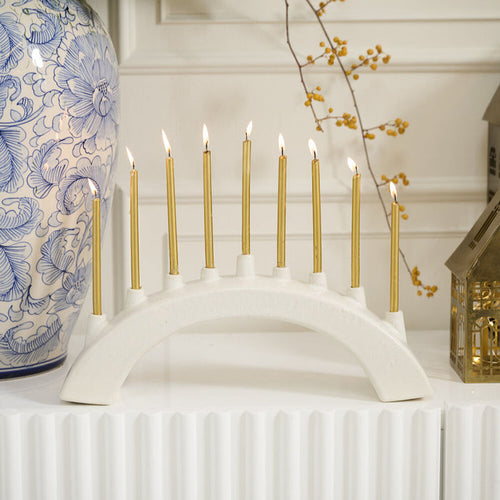 Ceramic Arch Menorah
