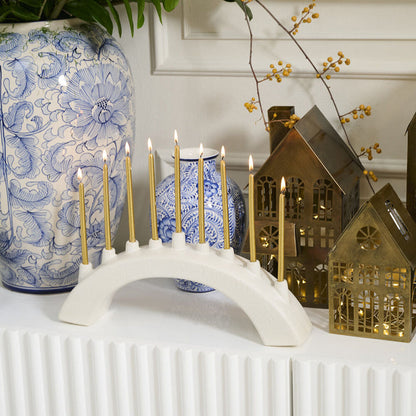 Ceramic Arch Menorah