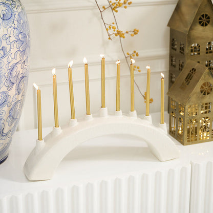 Ceramic Arch Menorah