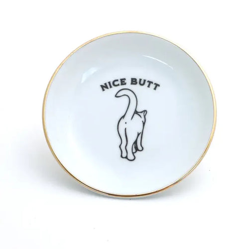 Ceramic Cat Butt Tray