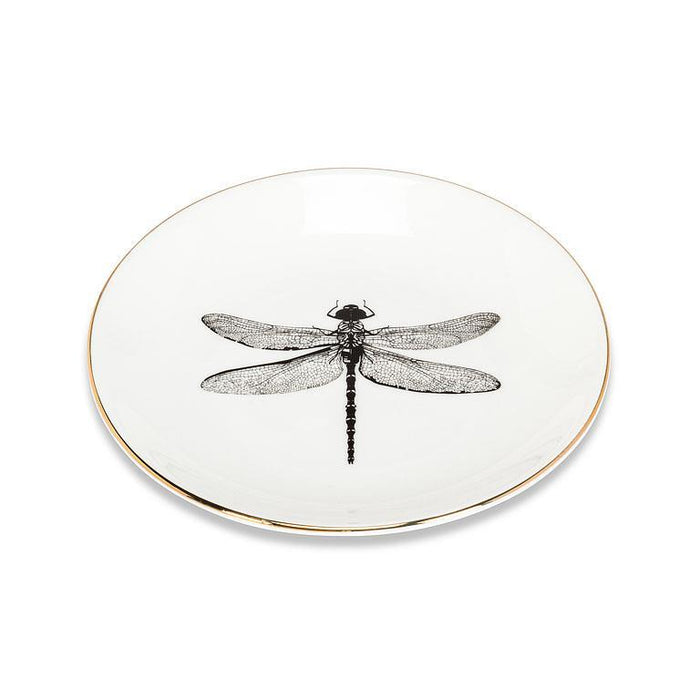 Ceramic Dragonfly Candle Tray