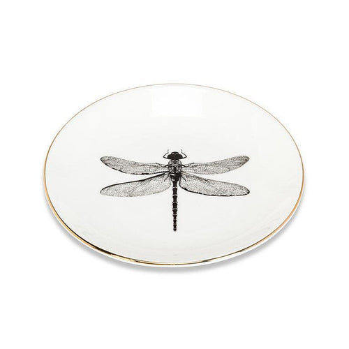 Ceramic Dragonfly Candle Tray