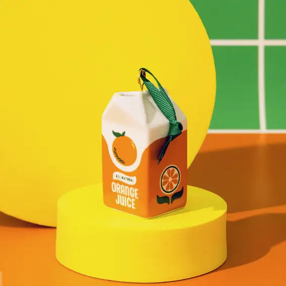 Ceramic Orange Juice Ornament