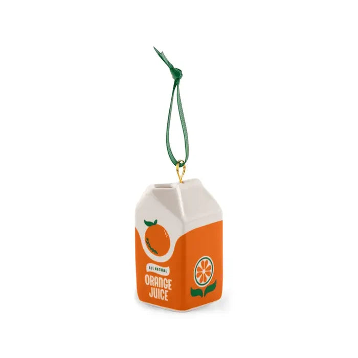 Ceramic Orange Juice Ornament