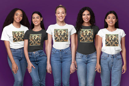 Charmed & Chic: Retro Witches Coven Women's Favorite Tee - Spellbinding Style! 🧙‍♀️✨