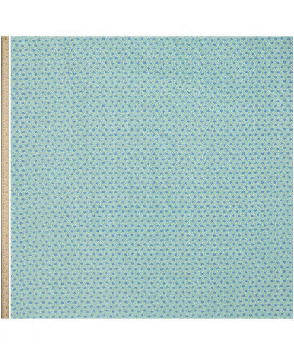 Chelsea Flower by Liberty Fabrics in Blue Green