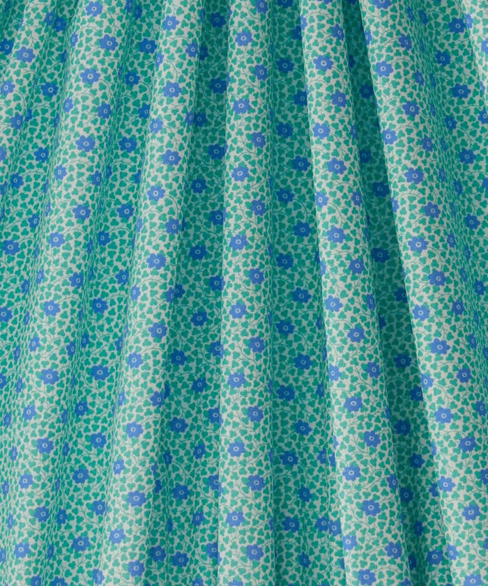 Chelsea Flower by Liberty Fabrics in Blue Green