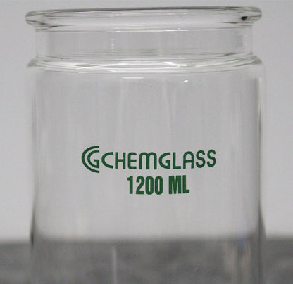 Chemglass CG-1611-25 1200mL Fast-Freeze Flask