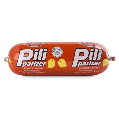 Mini Chicken Bologna "Pili" Pileci Parizer  1lb (454g) (Brother And Sister) (4433741479970)