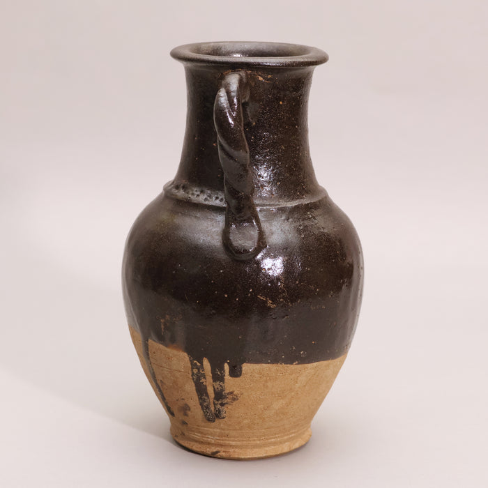 China, Qing Dynasty, Black Glazed Earthenware Pitcher - c. 1800s CE - Imperial China