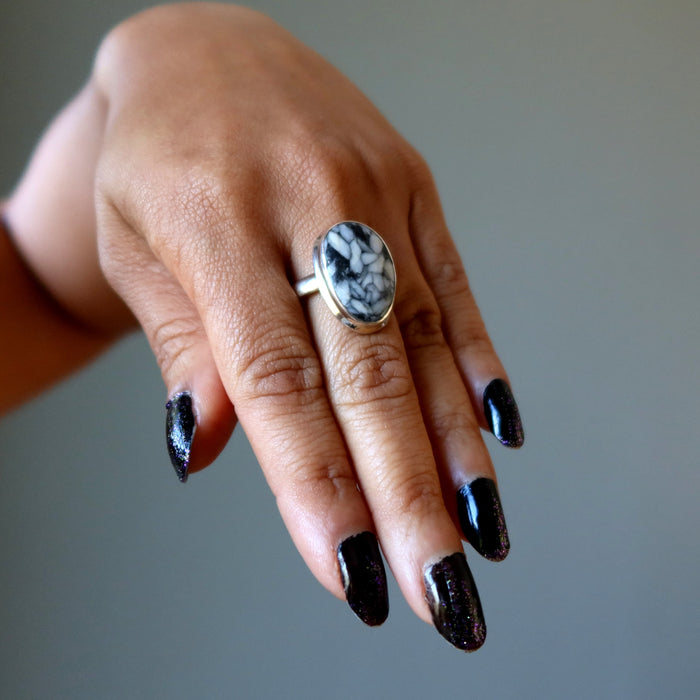 chrysanthemum stone ring