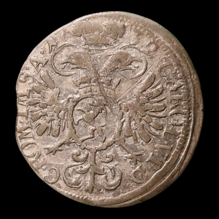 City of Chur, Emperor Charles VI, AR 3 Kreuzer - 1732 CE - Switzerland