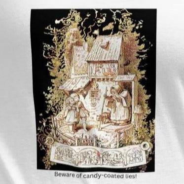 Classic Books - Hansel and Gretel - Beware of Candy-coated Lies! - Unisex T-Shirt - Whippie's