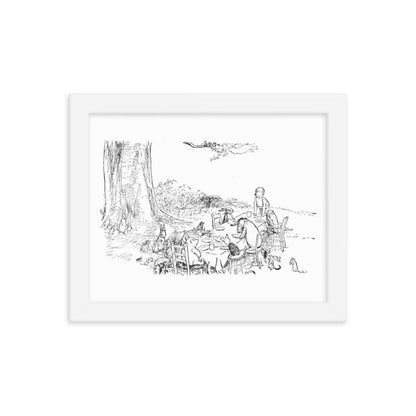 Classic Pooh - Picnic - Framed Poster - Whippie's