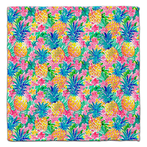 Colorful Pineapples Eco-Friendly Washcloth - CJ Bella Co.