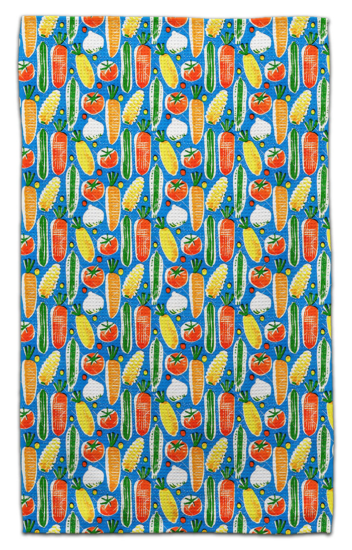 Corn On The Cob Waffle Weave Towel - CJ Bella Co.