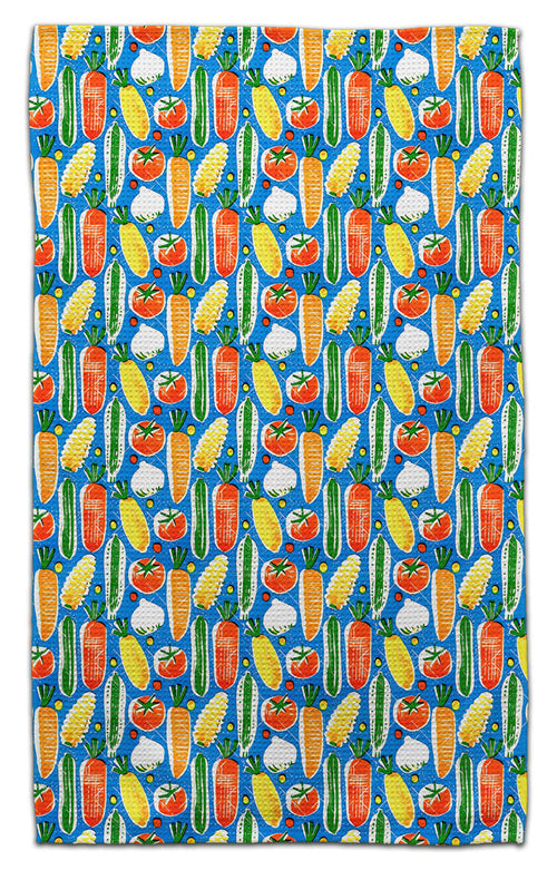 Corn On The Cob Waffle Weave Towel - CJ Bella Co.