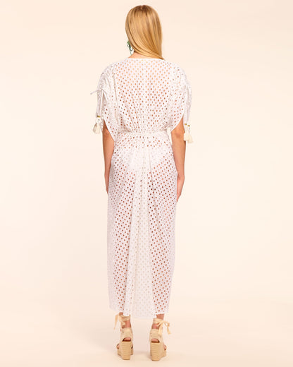 Rashelle Eyelet Coverup Maxi Dress