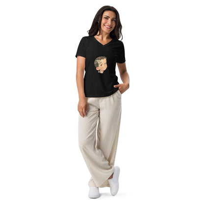 Cute Frankenstein V-Neck Tee - Whippie's
