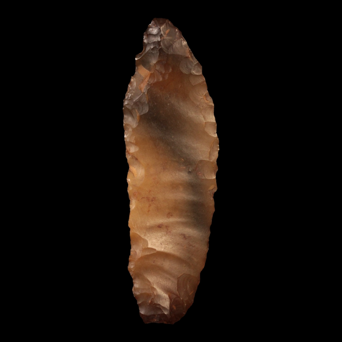 Danish Mesolithic Stone Tool, 2.7 inches (Blade) - c. 9000 to 5000 BCE - Denmark - 1/17/23 Auction