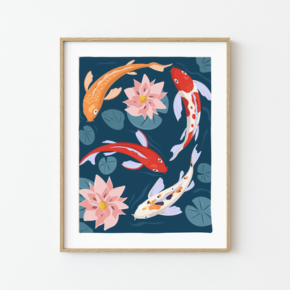 Don't Be Koi Paint by Numbers Kit