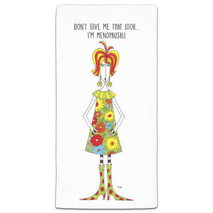 "Don't Give Me That Look" Dolly Mama's by Joey Flour Sack Towel - CJ Bella Co.