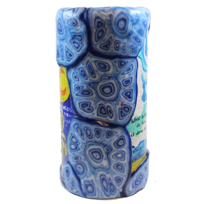 Double Quote Pillar Candle - Vincent Van Gogh - Candlestock.com